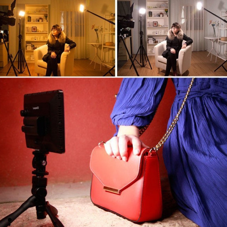 LED011S Pocket 180 LEDs Professional Vlogging Photography Video & Photo Studio Light with OLED Display & Cold Shoe Adapter Mount for Canon / Nikon DSLR Cameras - free shipping - PMC Jewellery - Order now!