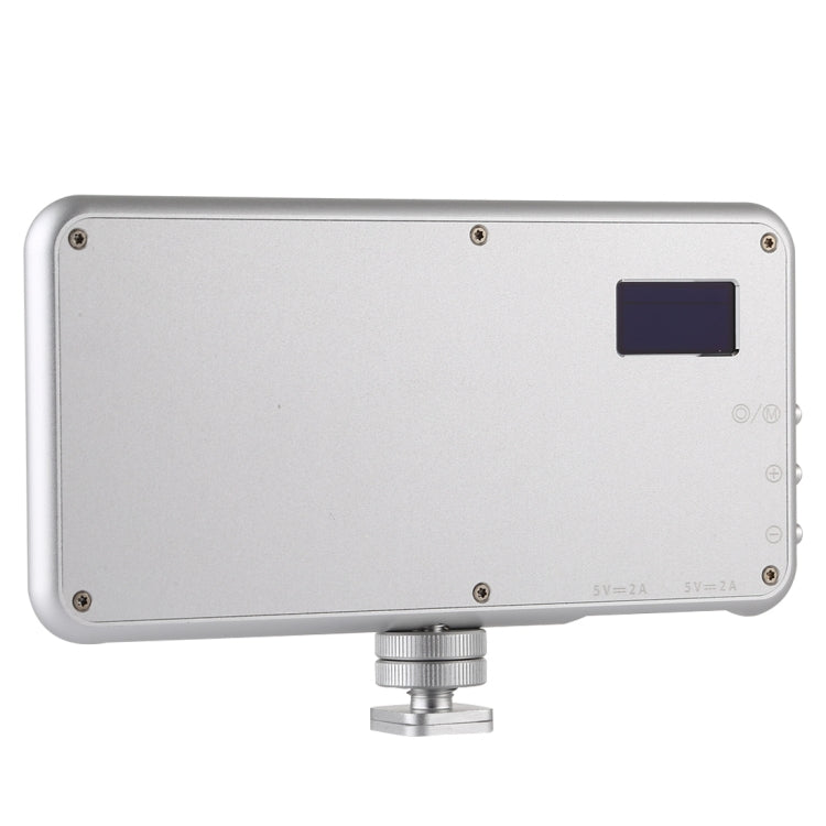 LED011S Pocket 180 LEDs Professional Vlogging Photography Video & Photo Studio Light with OLED Display & Cold Shoe Adapter Mount for Canon / Nikon DSLR Cameras - free shipping - PMC Jewellery - Order now!