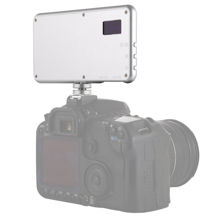LED011S Pocket 180 LEDs Professional Vlogging Photography Video & Photo Studio Light with OLED Display & Cold Shoe Adapter Mount for Canon / Nikon DSLR Cameras - free shipping - PMC Jewellery - Order now!