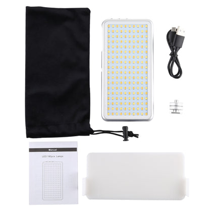 LED011S Pocket 180 LEDs Professional Vlogging Photography Video & Photo Studio Light with OLED Display & Cold Shoe Adapter Mount for Canon / Nikon DSLR Cameras - free shipping - PMC Jewellery - Order now!