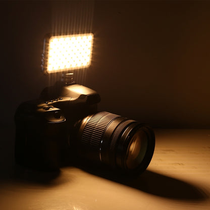 LED-013 Pocket 112 LEDs Professional Vlogging Photography Video & Photo Studio Light with OLED Display & Cold Shoe Adapter Mount for Canon / Nikon DSLR Cameras - free shipping - PMC Jewellery - Order now!