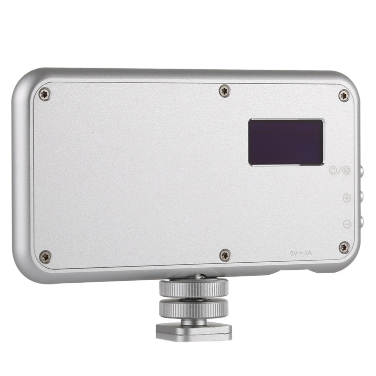 LED-013 Pocket 112 LEDs Professional Vlogging Photography Video & Photo Studio Light with OLED Display & Cold Shoe Adapter Mount for Canon / Nikon DSLR Cameras - free shipping - PMC TechLife - Order now!