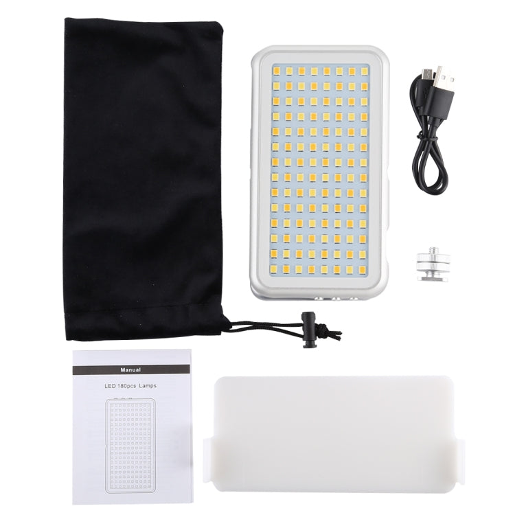 LED-013 Pocket 112 LEDs Professional Vlogging Photography Video & Photo Studio Light with OLED Display & Cold Shoe Adapter Mount for Canon / Nikon DSLR Cameras - free shipping - PMC Jewellery - Order now!