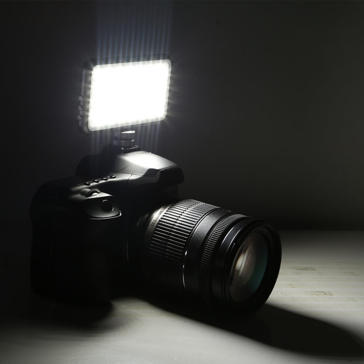 LED-013 Pocket 112 LEDs Professional Vlogging Photography Video & Photo Studio Light with OLED Display & Cold Shoe Adapter Mount for Canon / Nikon DSLR Cameras - free shipping - PMC Jewellery - Order now!