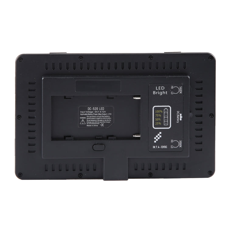 LED01 520 LEDs 4100LM Professional Vlogging Photography Video & Photo Studio Light for Canon / Nikon DSLR Cameras - free shipping - PMC Jewellery - Order now!