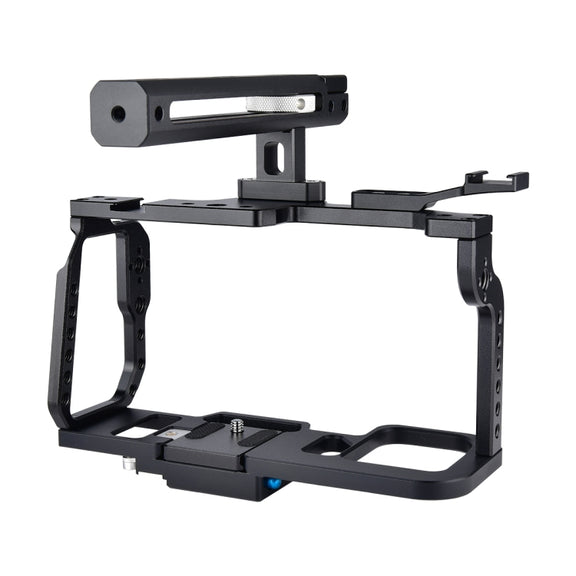 YELANGU C9-A YLG0911A Handle Video Camera Cage Stabilizer for DJI BMPCC 4K(Black)