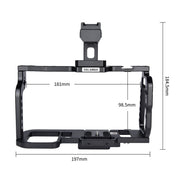 YELANGU C9-A YLG0911A Handle Video Camera Cage Stabilizer for DJI BMPCC 4K(Black)