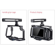 YELANGU C9-A YLG0911A Handle Video Camera Cage Stabilizer for DJI BMPCC 4K(Black)