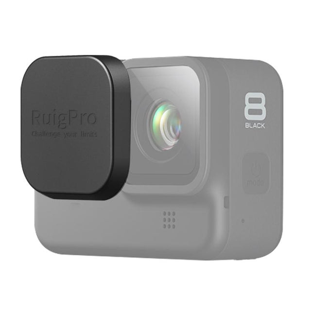 RUIGPRO for GoPro HERO8 Black Proffesional Scratch-resistant Camera Lens Protective Cap Cover (Black)