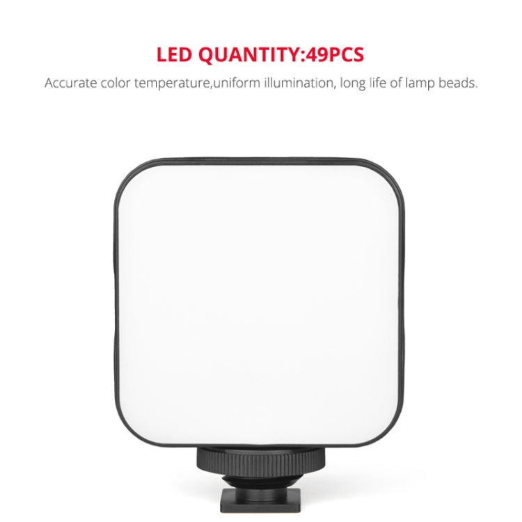 YELANGU LED01 49 LED Video Light for Camera / Video Camcorder (Black) - free shipping - PMC Jewellery - Order now!