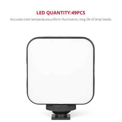 YELANGU LED01 49 LED Video Light for Camera / Video Camcorder (Black) - free shipping - PMC Jewellery - Order now!