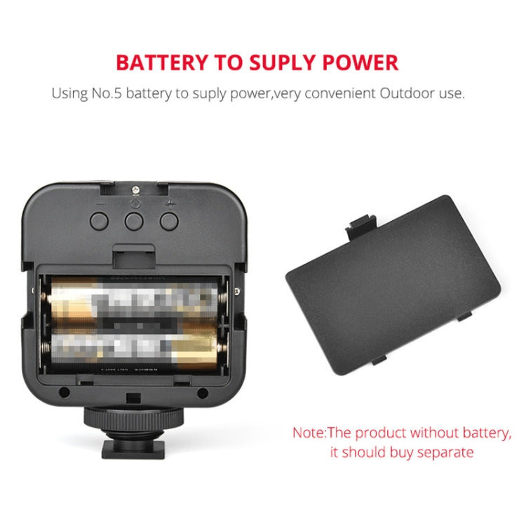 YELANGU LED01 49 LED Video Light for Camera / Video Camcorder (Black) - free shipping - PMC Jewellery - Order now!