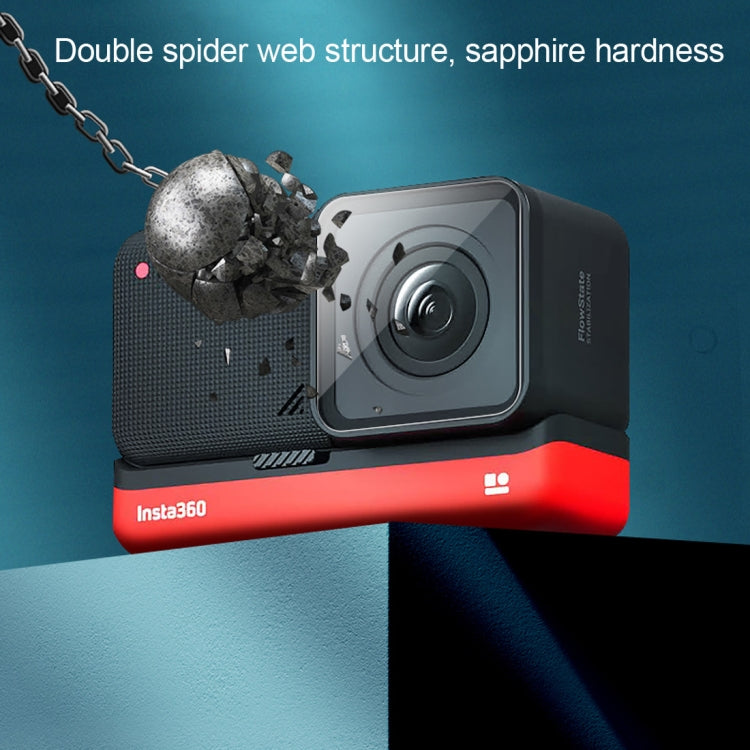 Lens + LCD Display Tempered Glass Film for Insta 360 One R 4K (Transparent) - Protective Film by PMC TechLife | Online Shopping South Africa | PMC TechLife