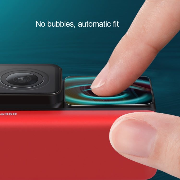 Lens + LCD Display Tempered Glass Film for Insta 360 One R 4K (Transparent) - Protective Film by PMC TechLife | Online Shopping South Africa | PMC TechLife