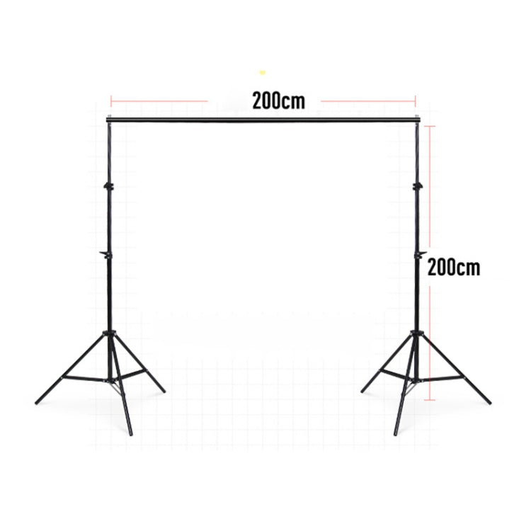 200x200cm Photo Studio Background Support Stand Backdrop Crossbar Bracket Kit - free shipping - PMC Jewellery - Order now!
