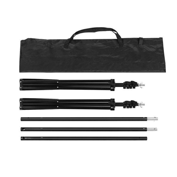 200x200cm Photo Studio Background Support Stand Backdrop Crossbar Bracket Kit - free shipping - PMC Jewellery - Order now!