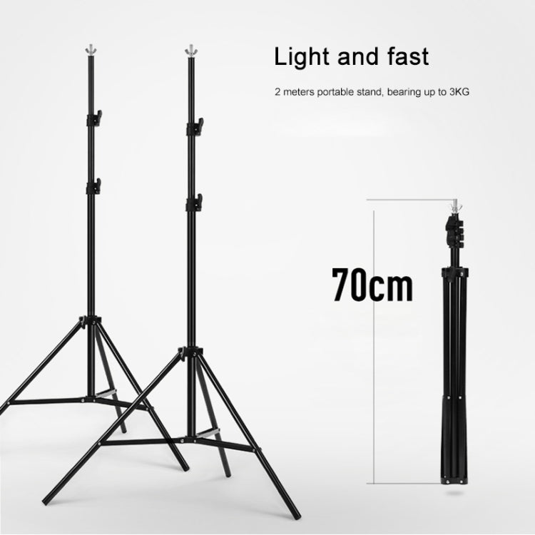 200x200cm Photo Studio Background Support Stand Backdrop Crossbar Bracket Kit - free shipping - PMC Jewellery - Order now!