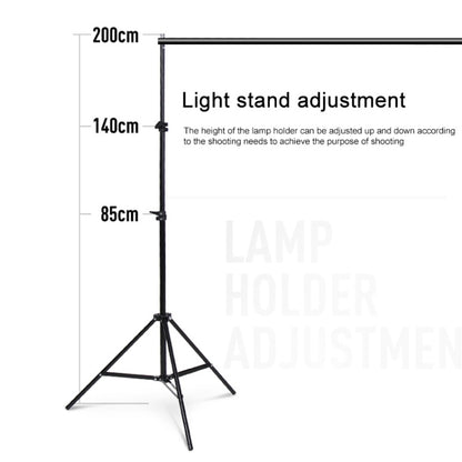 200x200cm Photo Studio Background Support Stand Backdrop Crossbar Bracket Kit - free shipping - PMC Jewellery - Order now!