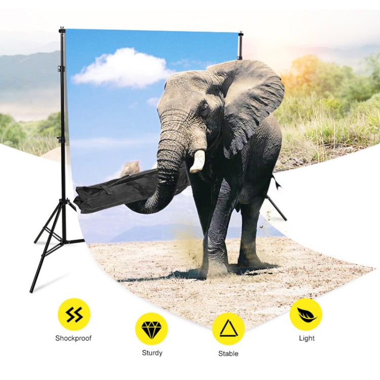 200x200cm Photo Studio Background Support Stand Backdrop Crossbar Bracket Kit - free shipping - PMC Jewellery - Order now!