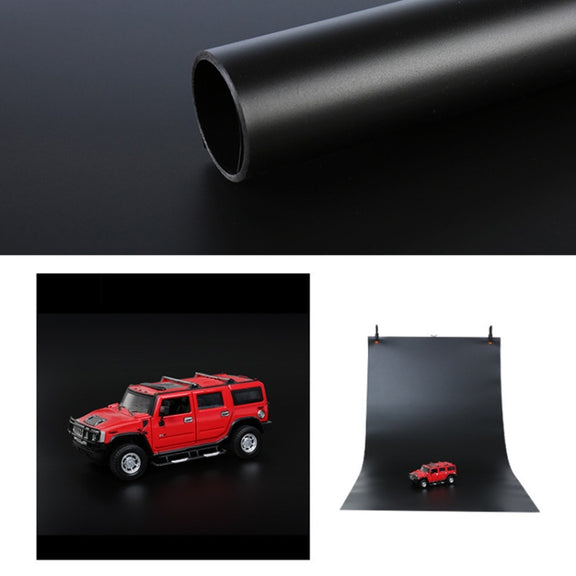 100x200cm PVC Paper Matte Photography Background(Black)
