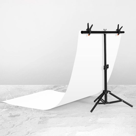 70x75cm T-Shape Photo Studio Background Support Stand Backdrop Crossbar Bracket Kit with Clips, No Backdrop - free shipping - PMC Jewellery - Order now!