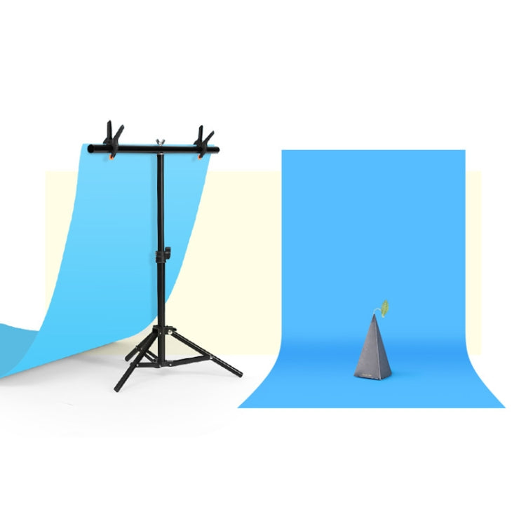 70x75cm T-Shape Photo Studio Background Support Stand Backdrop Crossbar Bracket Kit with Clips, No Backdrop - free shipping - PMC Jewellery - Order now!
