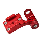 Motorcycle Rearview Mirror CNC Aluminum Alloy Stent Fixed Bracket Holder forGoPro Hero12 Black / Hero11 /10 /9 /8 /7 /6 /5, Insta360 Ace / Ace Pro, DJI Osmo Action 4 and Other Action Cameras(Red)