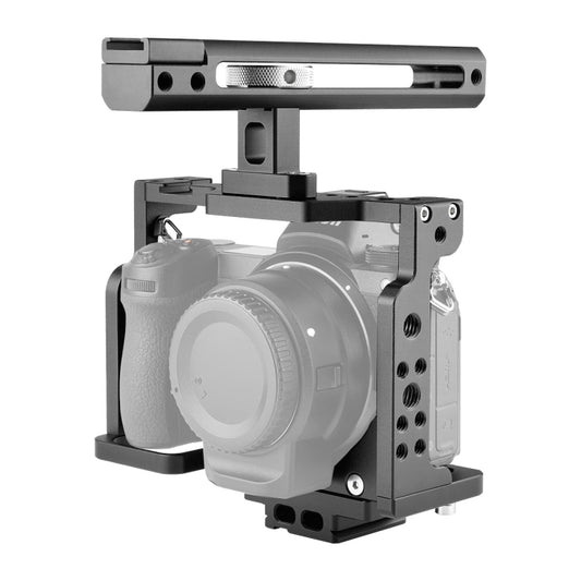 YELANGU C15-B YLG0711A-A Video Camera Cage Stabilizer with Handle for Nikon Z6 / Z7(Black) - free shipping - PMC Jewellery - Order now!