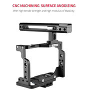 YELANGU C15-B YLG0711A-A Video Camera Cage Stabilizer with Handle for Nikon Z6 / Z7(Black)
