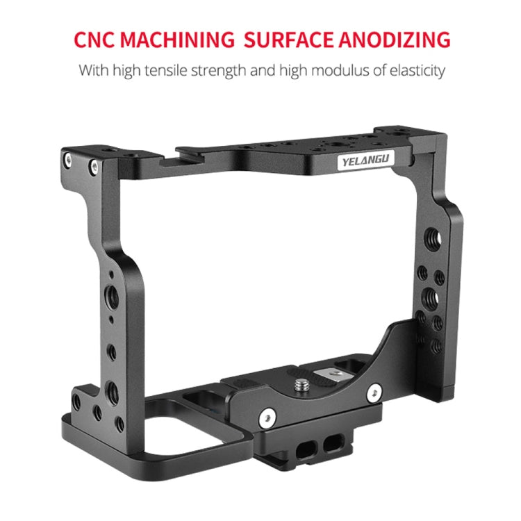 YELANGU C15-A YLG0711A-A01 Video Camera Cage Stabilizer for Nikon Z6 / Z7 (Black) - free shipping - PMC Jewellery - Order now!