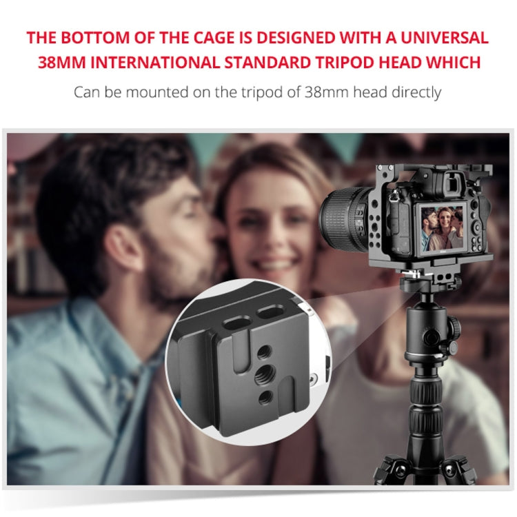 YELANGU C15-A YLG0711A-A01 Video Camera Cage Stabilizer for Nikon Z6 / Z7 (Black) - free shipping - PMC Jewellery - Order now!