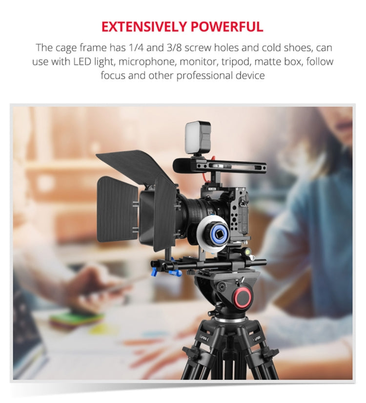 YELANGU C15-A YLG0711A-A01 Video Camera Cage Stabilizer for Nikon Z6 / Z7 (Black) - free shipping - PMC Jewellery - Order now!