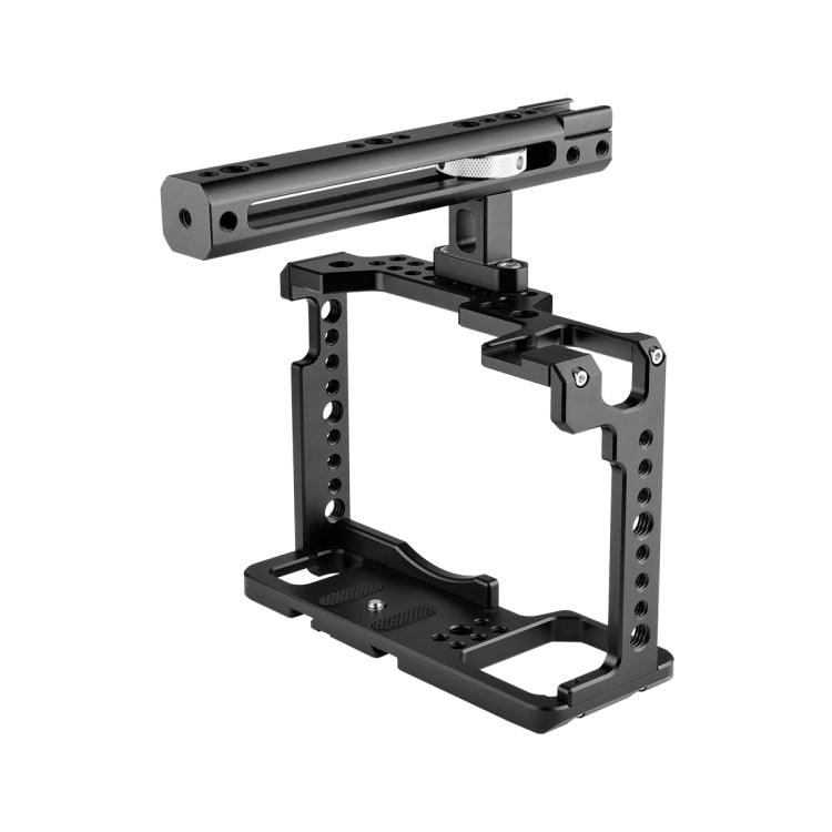 YELANGU C18 YLG0915A-B Video Camera Cage Stabilizer with Handle for Panasonic Lumix DC-S1H / DC-S1 / DC-S1R (Black) - free shipping - PMC Jewellery - Order now!