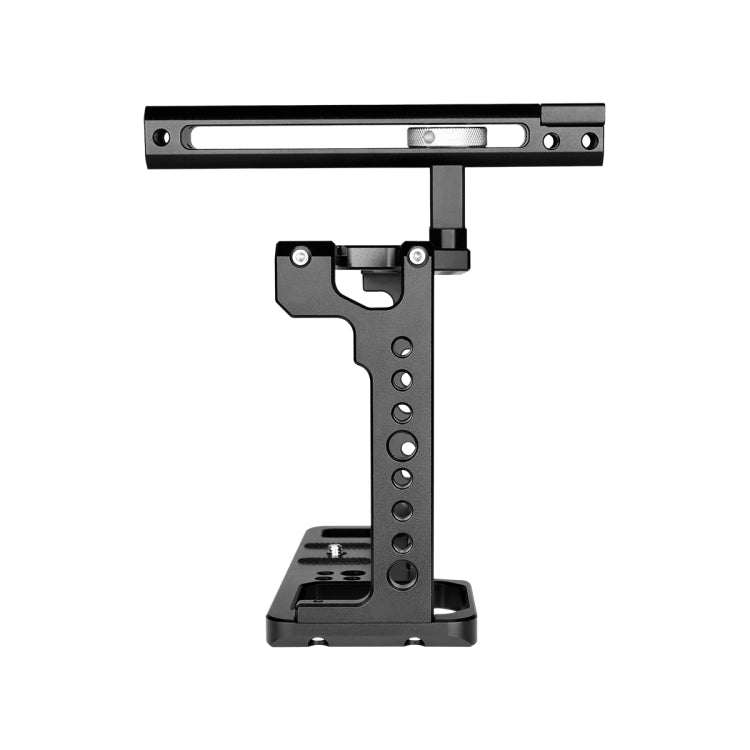 YELANGU C18 YLG0915A-B Video Camera Cage Stabilizer with Handle for Panasonic Lumix DC-S1H / DC-S1 / DC-S1R (Black) - free shipping - PMC Jewellery - Order now!