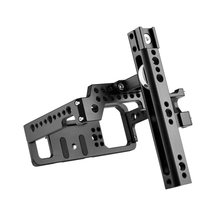 YELANGU C18 YLG0915A-B Video Camera Cage Stabilizer with Handle for Panasonic Lumix DC-S1H / DC-S1 / DC-S1R (Black) - free shipping - PMC Jewellery - Order now!