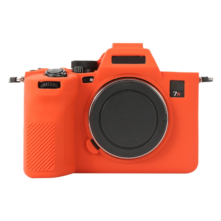 For Sony ILCE-7RM5 / Alpha 7R V Soft Silicone Protective Case (Orange) - Protective Case by PMC TechLife | Online Shopping South Africa | PMC TechLife | Buy Now Pay Later Mobicred