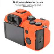 For Sony ILCE-7RM5 / Alpha 7R V Soft Silicone Protective Case (Orange)