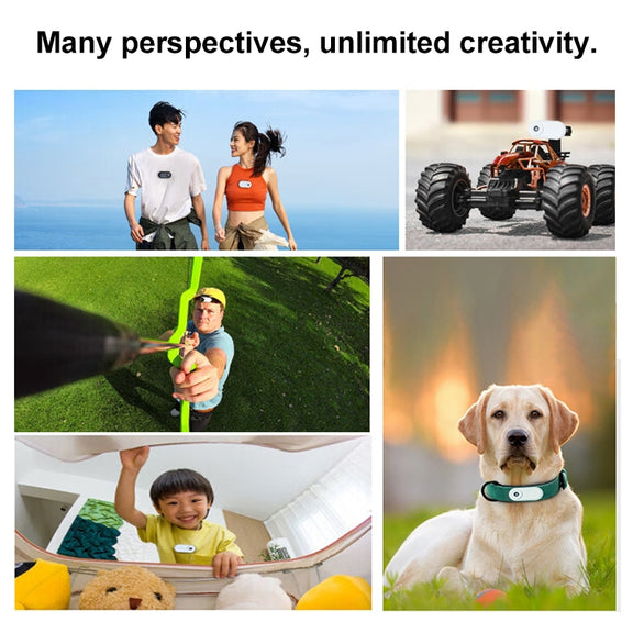 DM-10 Mini Thumb Action Camera with Charging Case (Black)