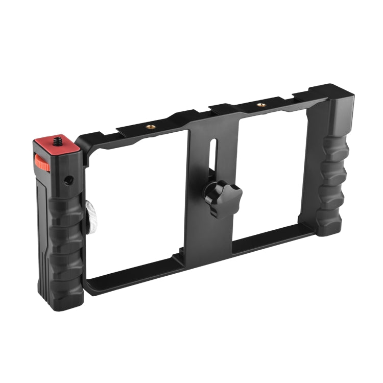 YELANGU PC02A Vlogging Live Broadcast Plastic Cage Video Rig Filmmaking Stabilizer Bracket for iPhone, Galaxy, Huawei, Xiaomi, HTC, LG, Google, and Other Smartphones(Black) - free shipping - PMC Jewellery - Order now!