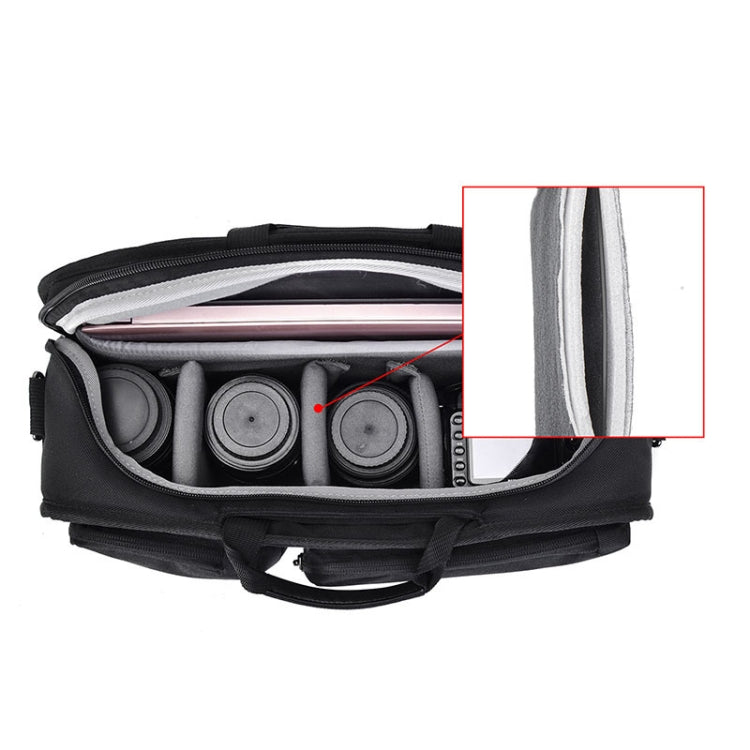 CADEN D28 Portable Multifunctional Single and Double Shoulder Camera Bag With Strap(Black) - free shipping - PMC Jewellery - Order now!
