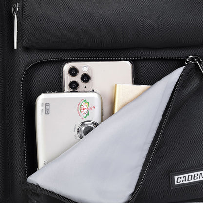CADEN D28 Portable Multifunctional Single and Double Shoulder Camera Bag With Strap(Black) - free shipping - PMC Jewellery - Order now!