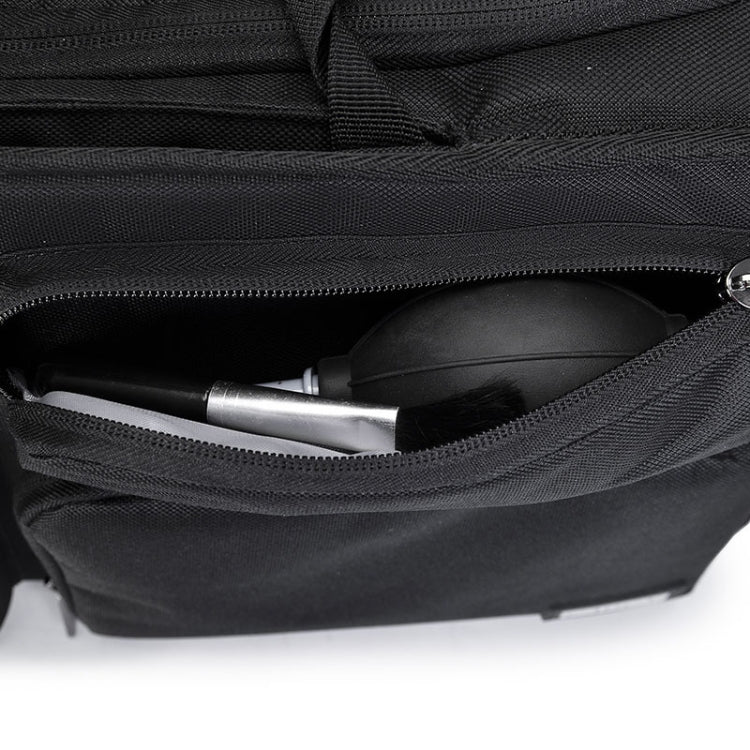 CADEN D28 Portable Multifunctional Single and Double Shoulder Camera Bag With Strap(Black)