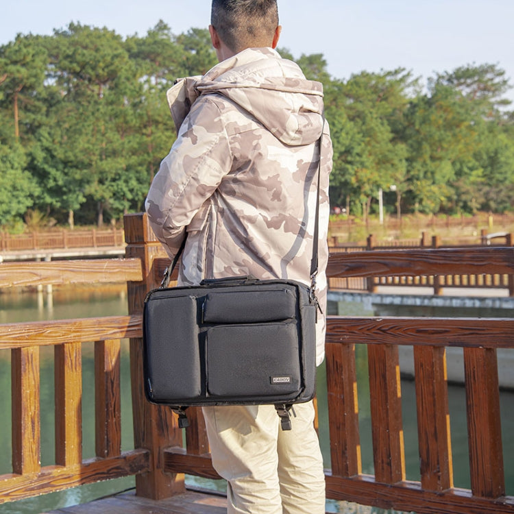 CADEN D28 Portable Multifunctional Single and Double Shoulder Camera Bag With Strap(Black) - free shipping - PMC Jewellery - Order now!