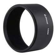 FITTEST 72mm Thread Type Straight Tube Full Metal Lens Hood Shade for Medium Telephoto Lens