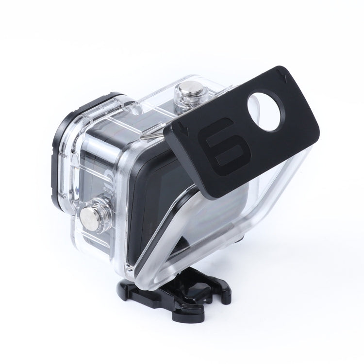 45m Water-resistant Housing Protective Case with Buckle Basic Mount & Screw For GoPro HERO10 Black / HERO9 Black