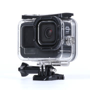 45m Water-resistant Housing Protective Case with Buckle Basic Mount & Screw For GoPro HERO10 Black / HERO9 Black