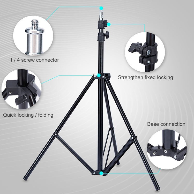 TRIOPO Oubao 1.9m Portable Studio Light Metal Tripod - free shipping - PMC Jewellery - Order now!