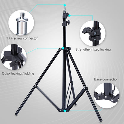 TRIOPO Oubao 1.9m Portable Studio Light Metal Tripod - free shipping - PMC Jewellery - Order now!