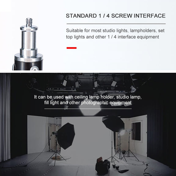 TRIOPO Oubao 1.9m Portable Studio Light Metal Tripod