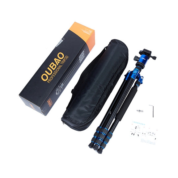 TRIOPO Oubao A-688 Adjustable Portable  Aluminum Alloy Tripod with Ball Head for SLR Camera